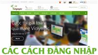 Hướng Dẫn Violympic VN Đăng Nhập trên trang 