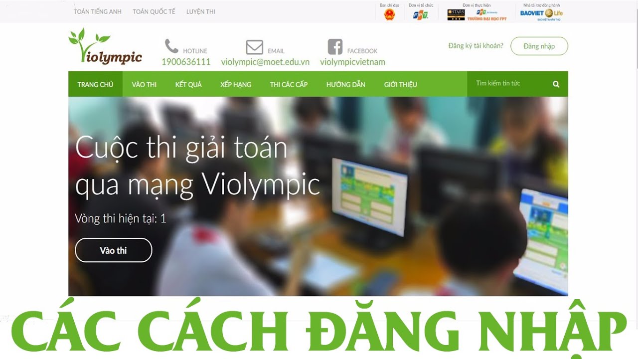 violympic vn đăng nhập